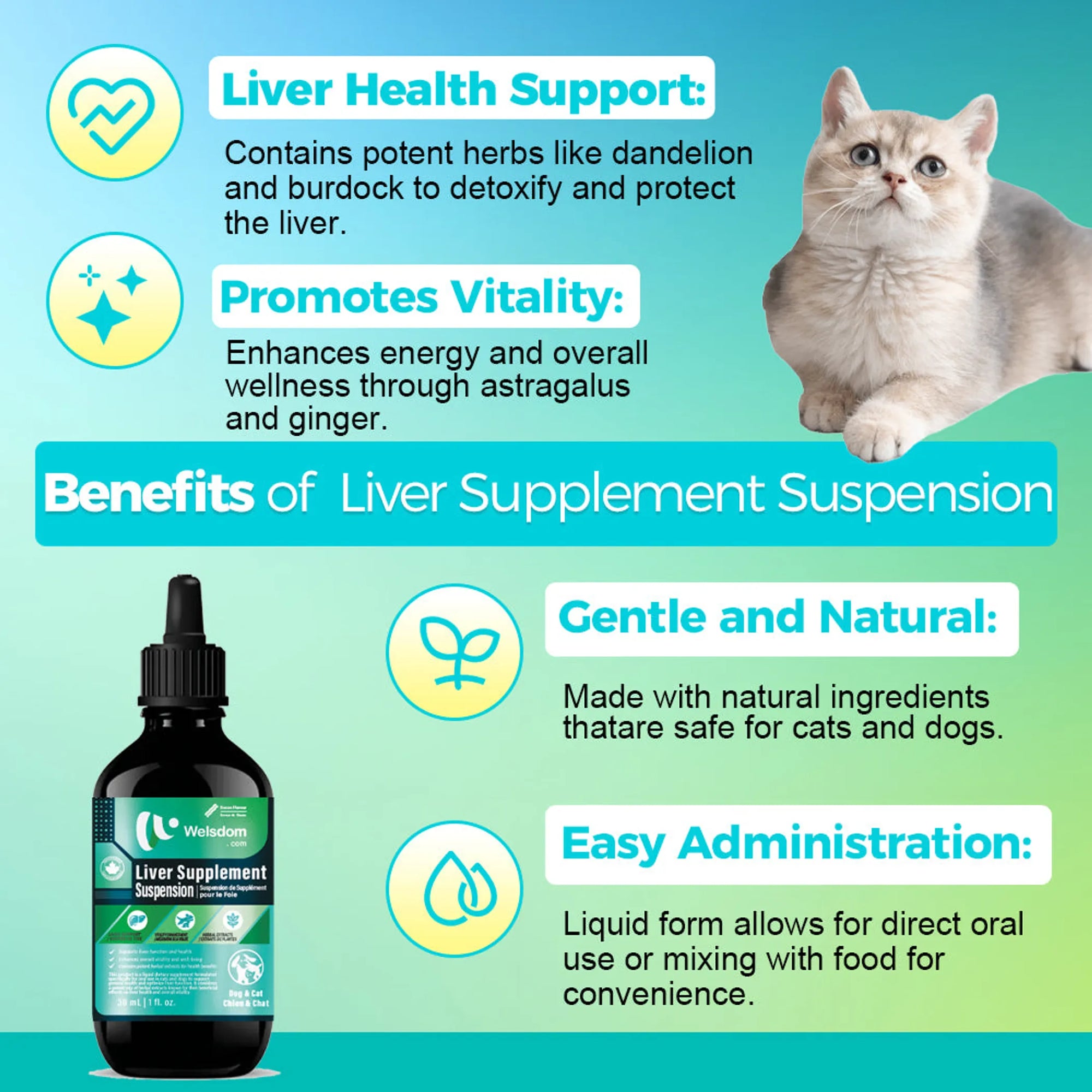 4APAWS™Liver Supplement Suspension - 30mL