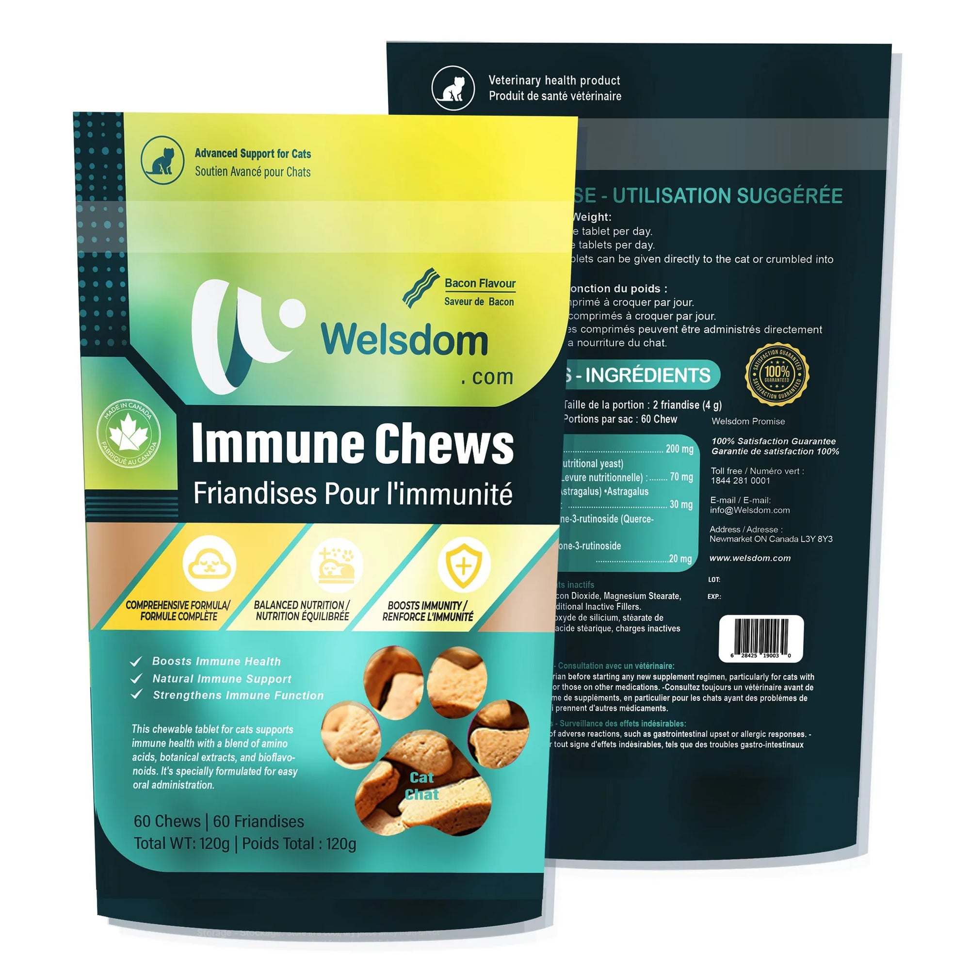 4APAWS™Cat Immune Chews - 60 Chews