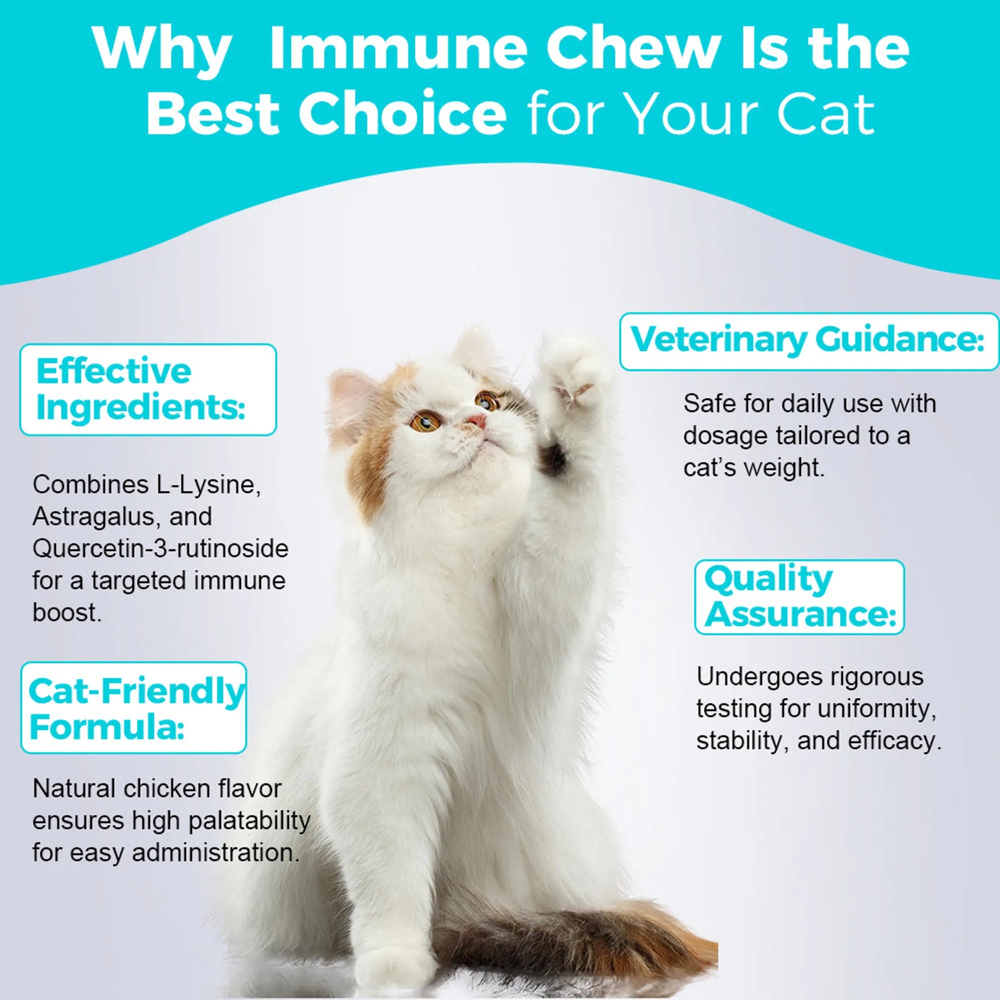4APAWS™Cat Immune Chews - 60 Chews