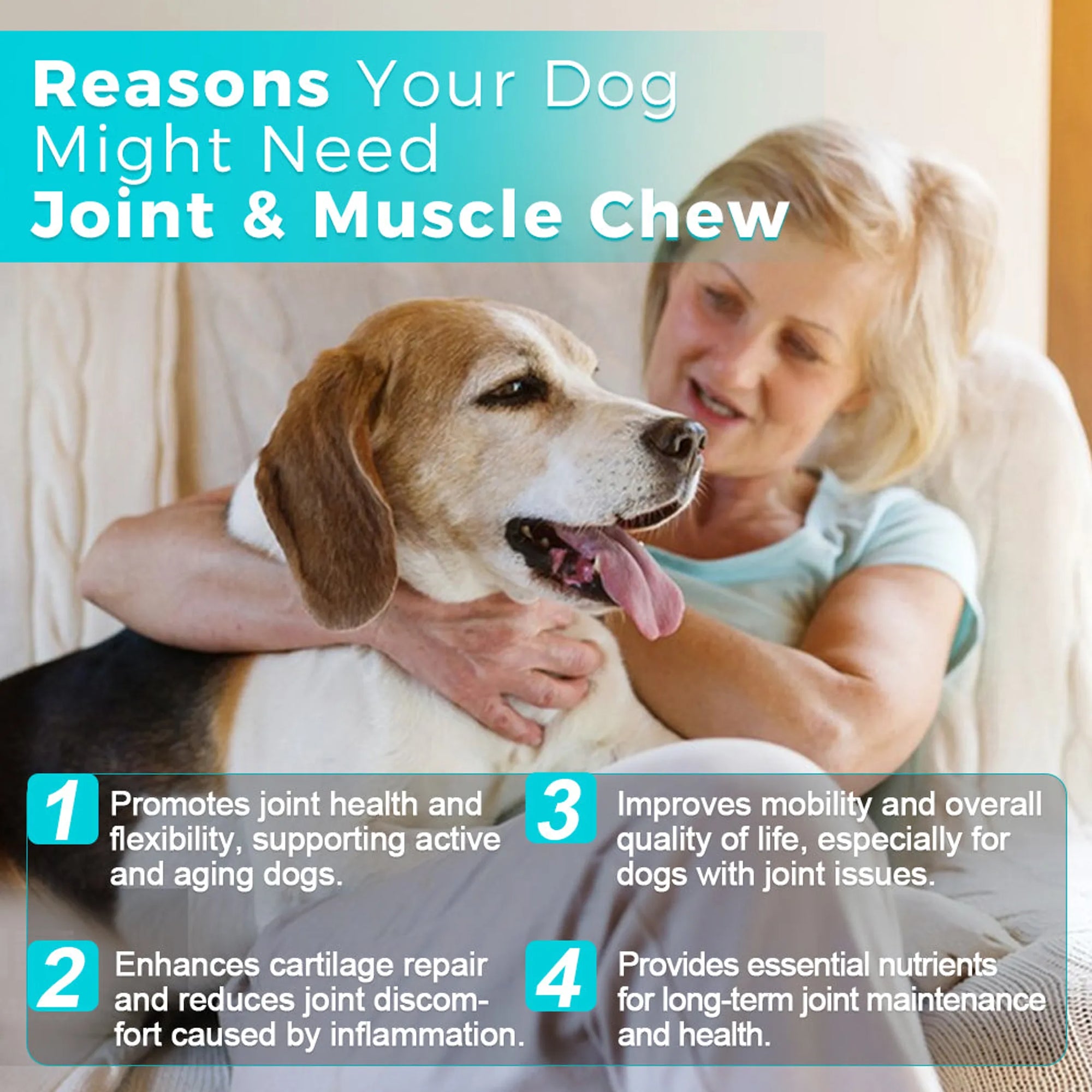 4APAWS™Joint & Muscle Chew - 30 Chews