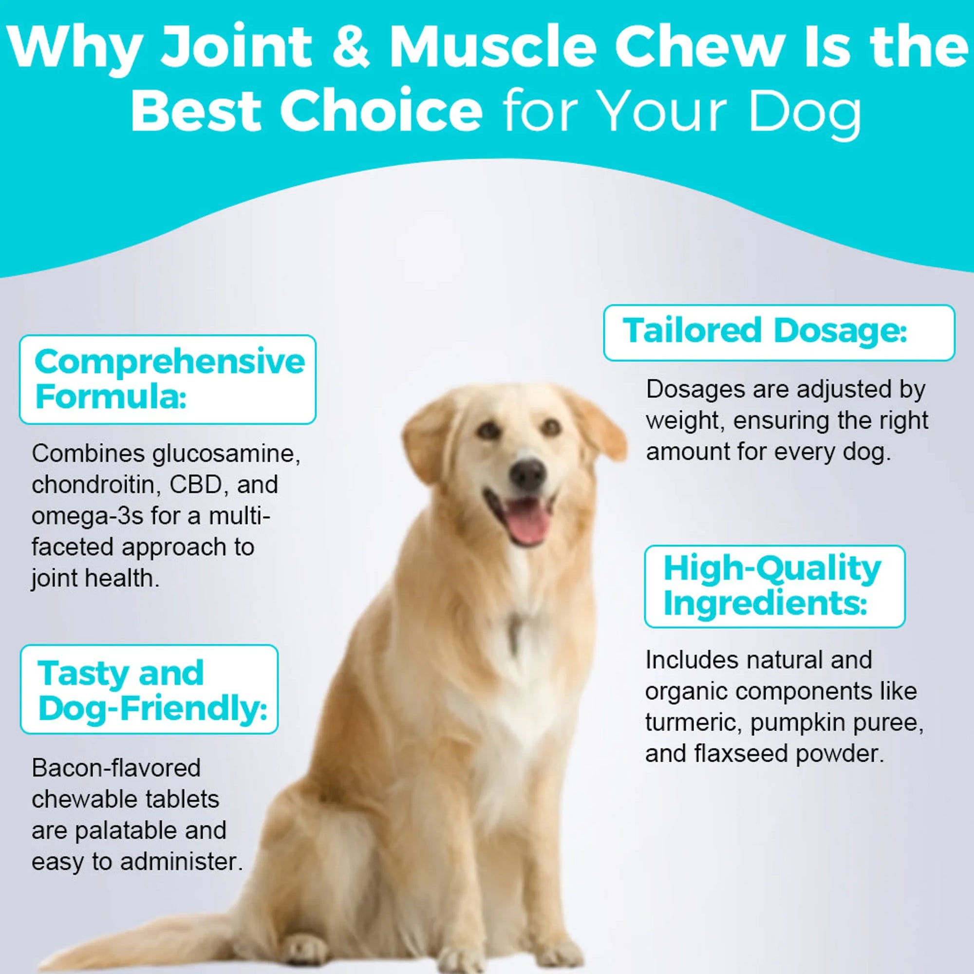 4APAWS™Joint & Muscle Chew - 30 Chews