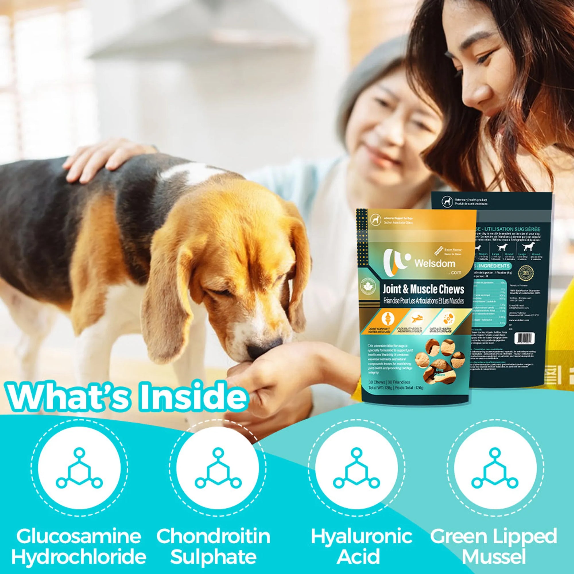 4APAWS™Joint & Muscle Chew - 30 Chews