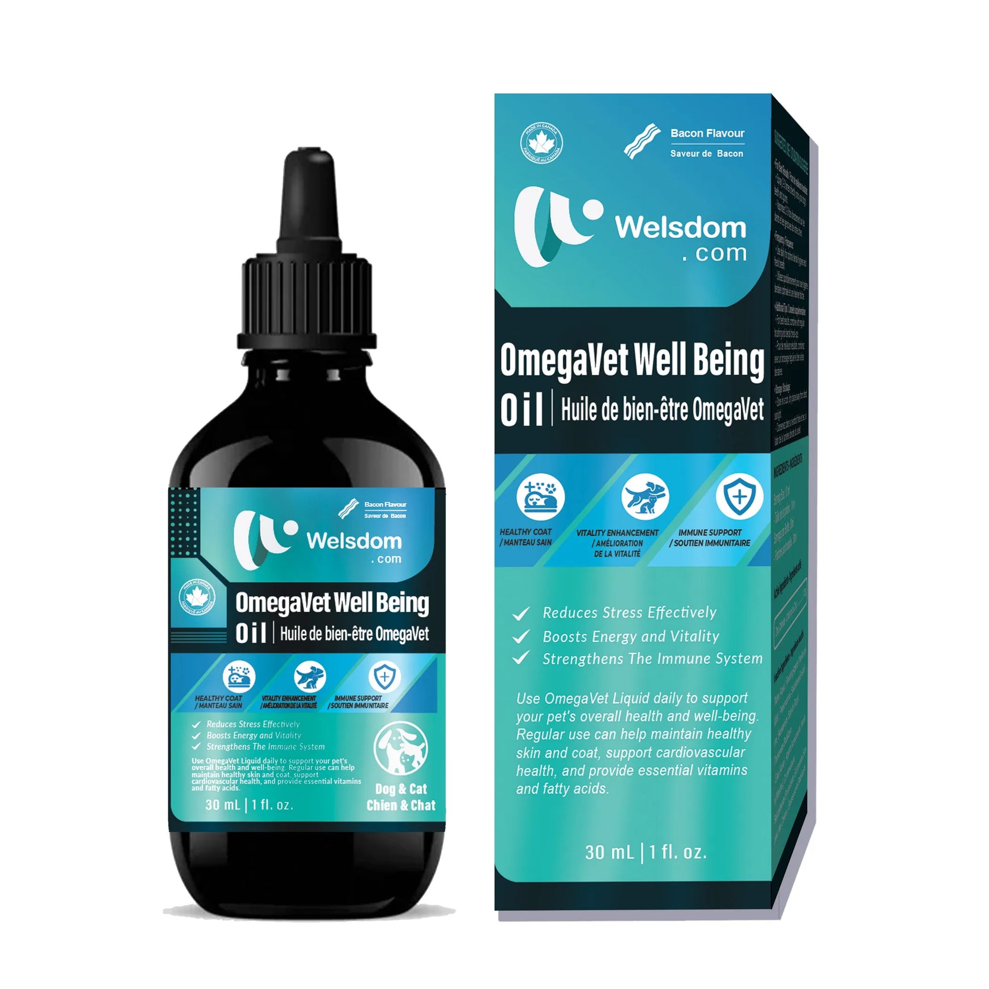 4APAWS™Omegavet Well Being Oil - 30mL