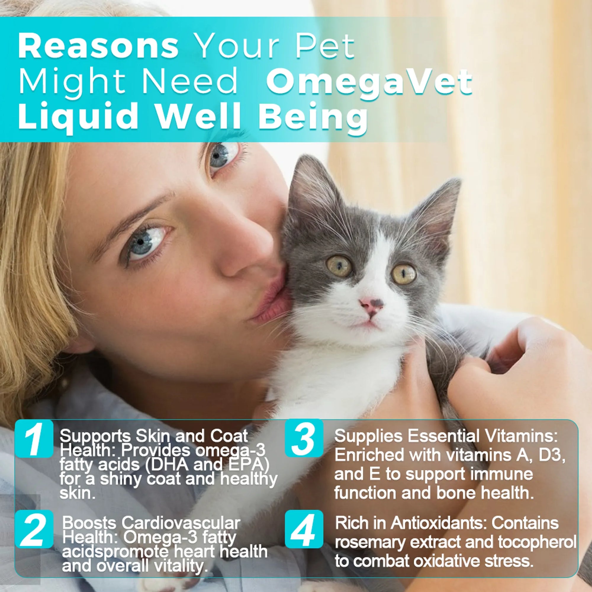 4APAWS™Omegavet Well Being Oil - 30mL