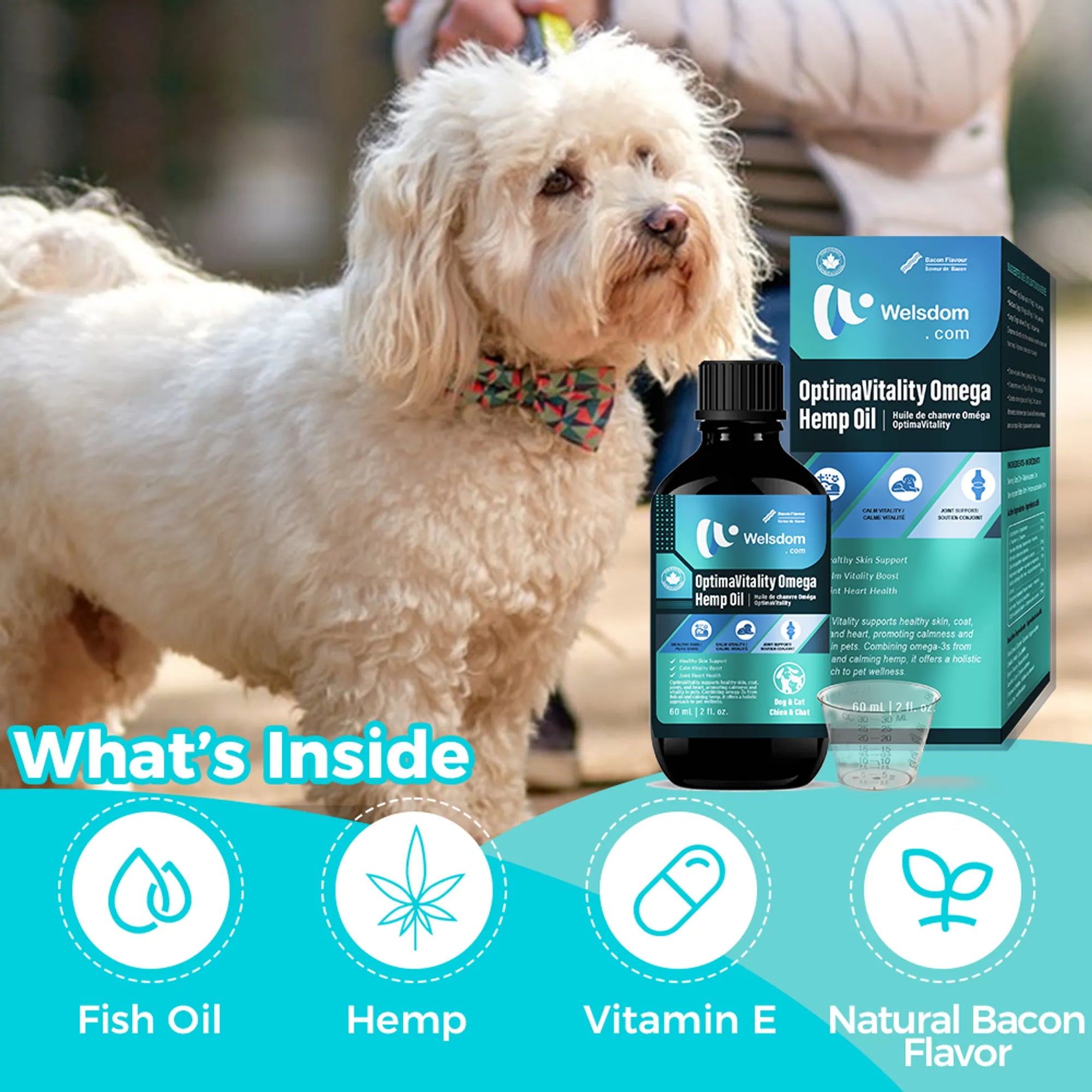 4APAWS™Optimavitality Omega Hemp Oil - 60mL
