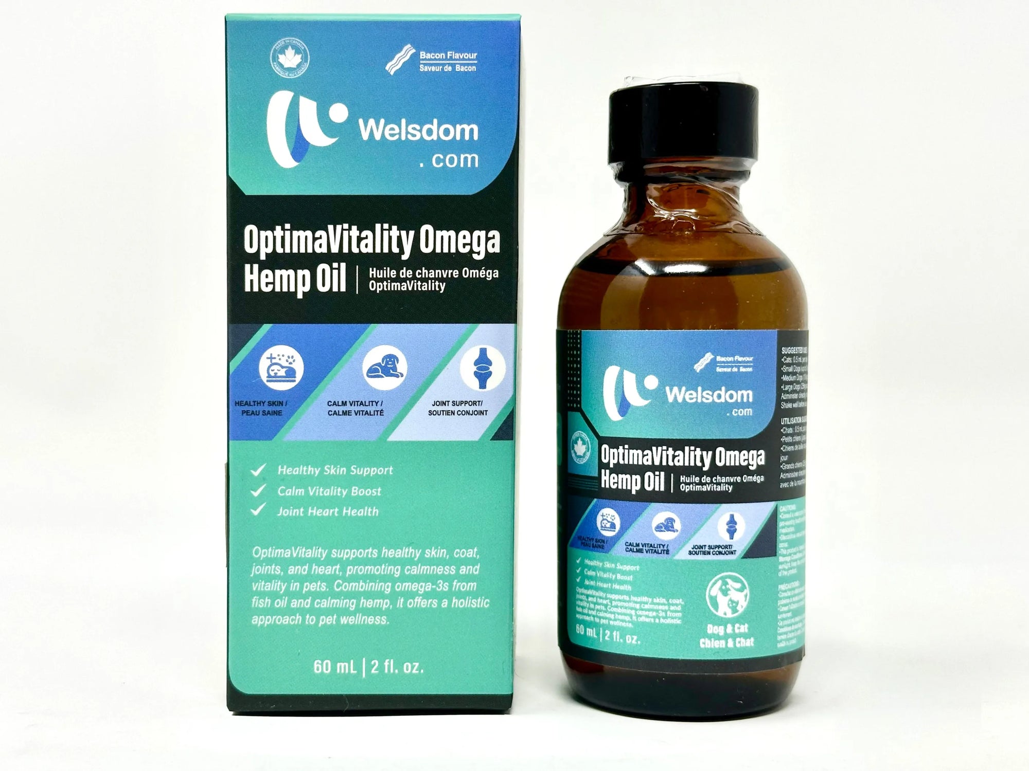 4APAWS™Optimavitality Omega Hemp Oil - 60mL
