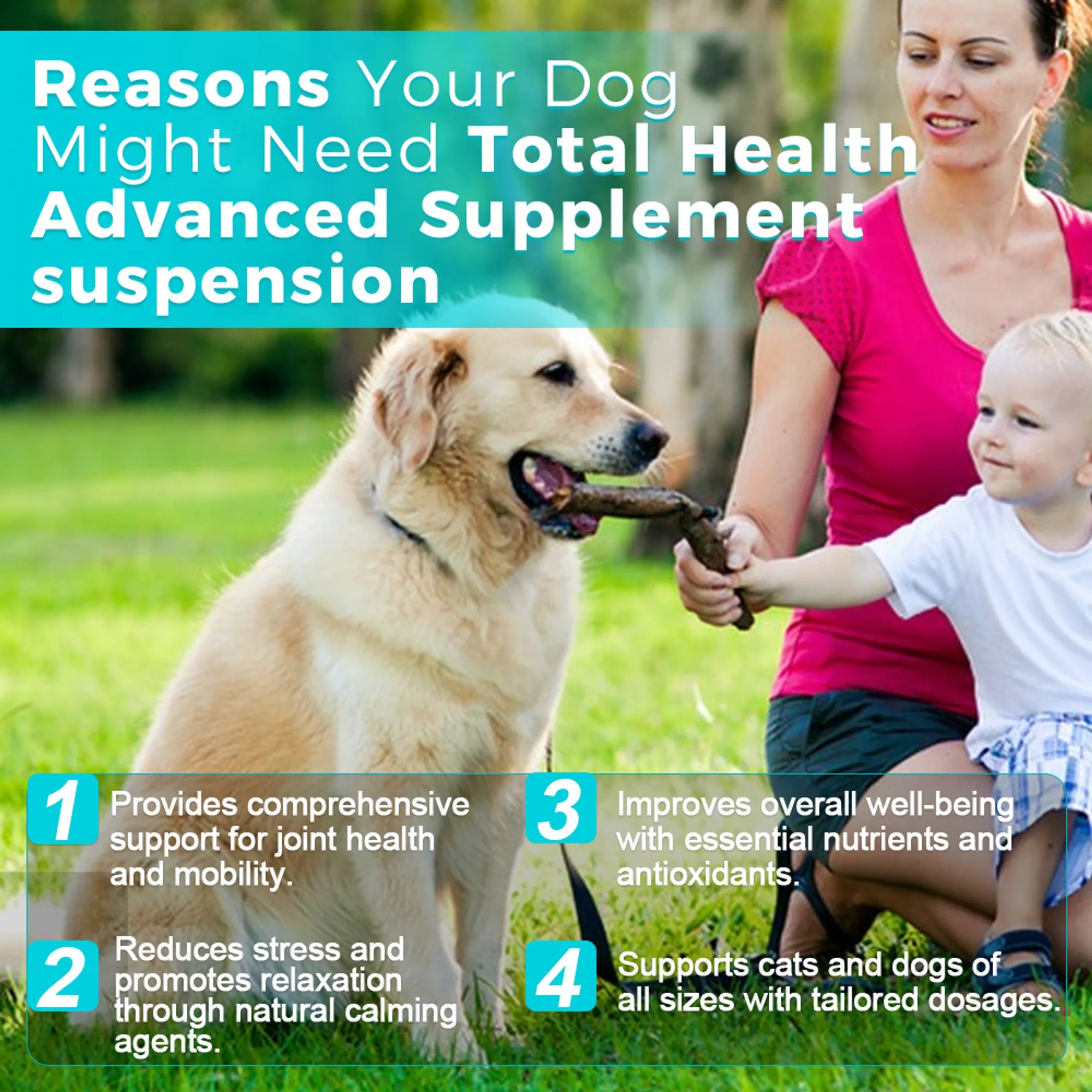 4APAWS™Total Health Advanced Supplement Suspension - 240mL