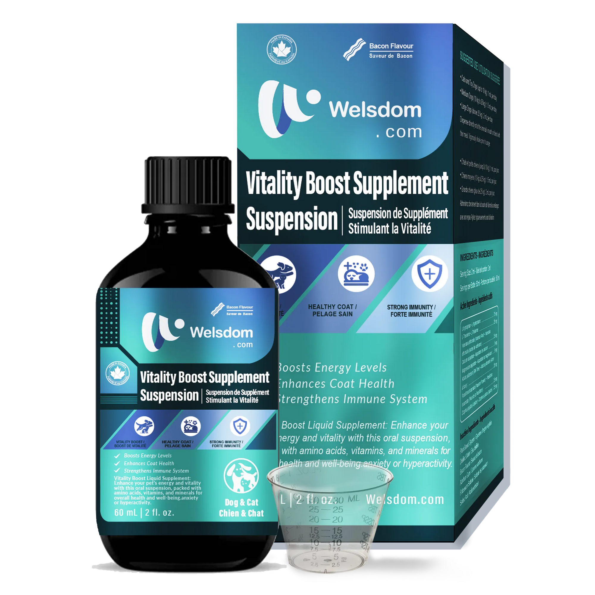 4APAWS™Vitality Boost Liquid Supplement for Pets | Energy & Health Support