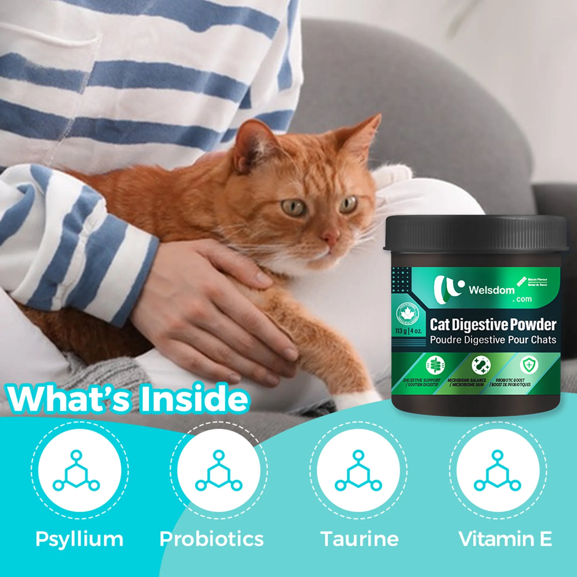 4APAWS™Cat Digestive Powder