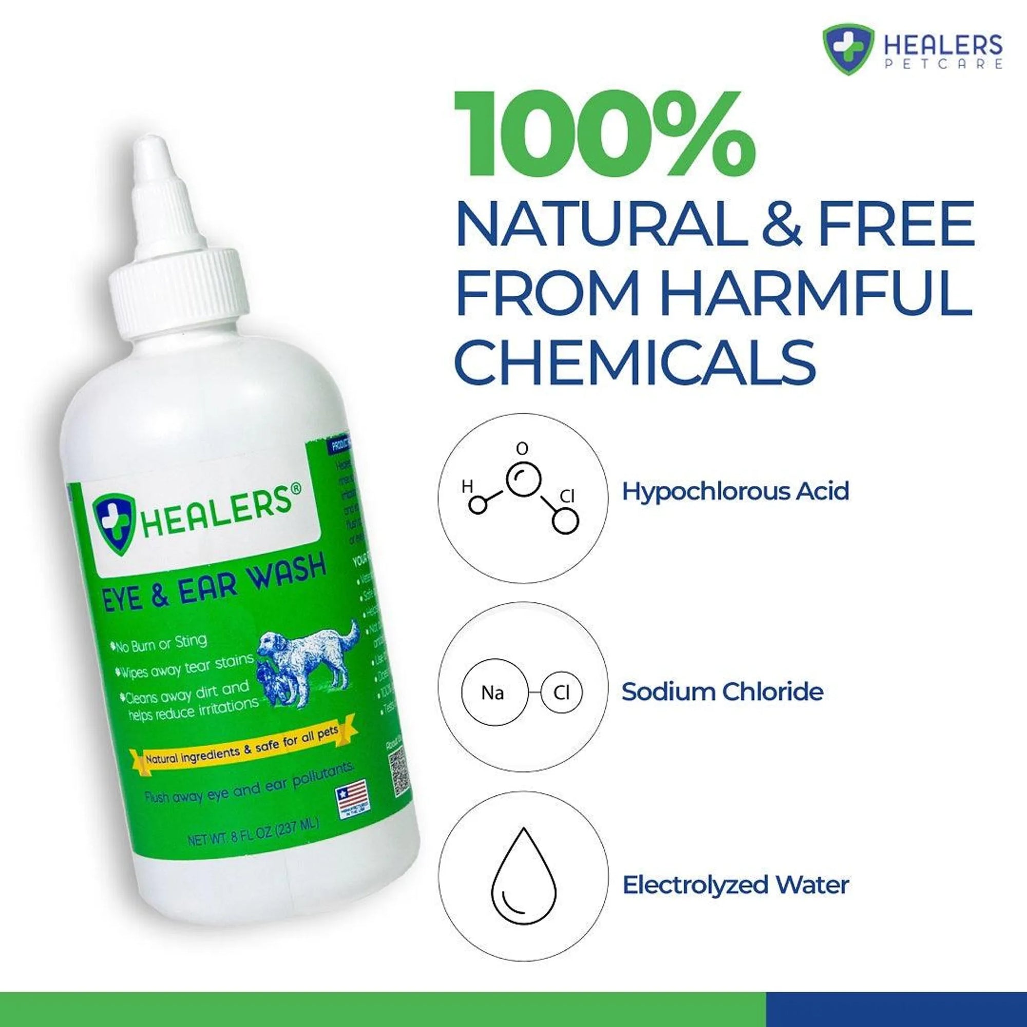 4APAWS™Healers Ear & Eye Wash Solution