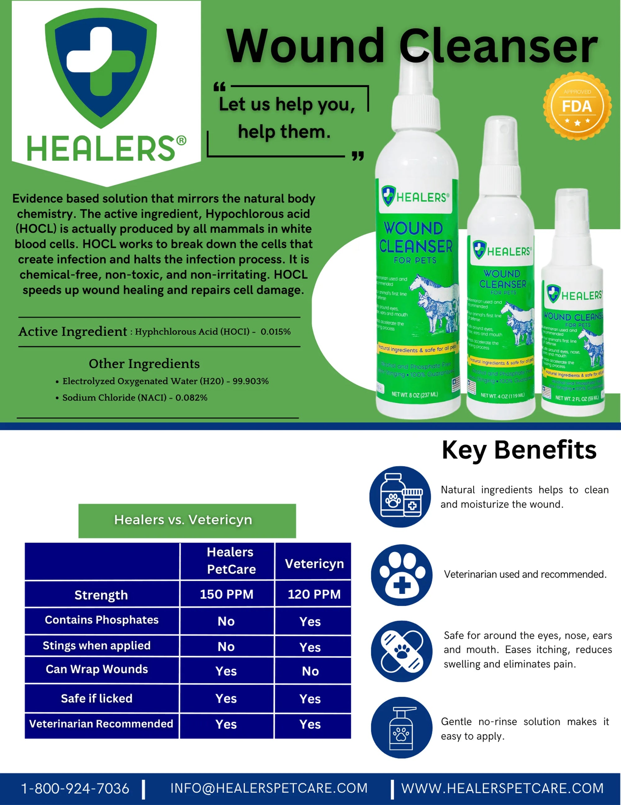 4APAWS™Healers Wound Cleanser