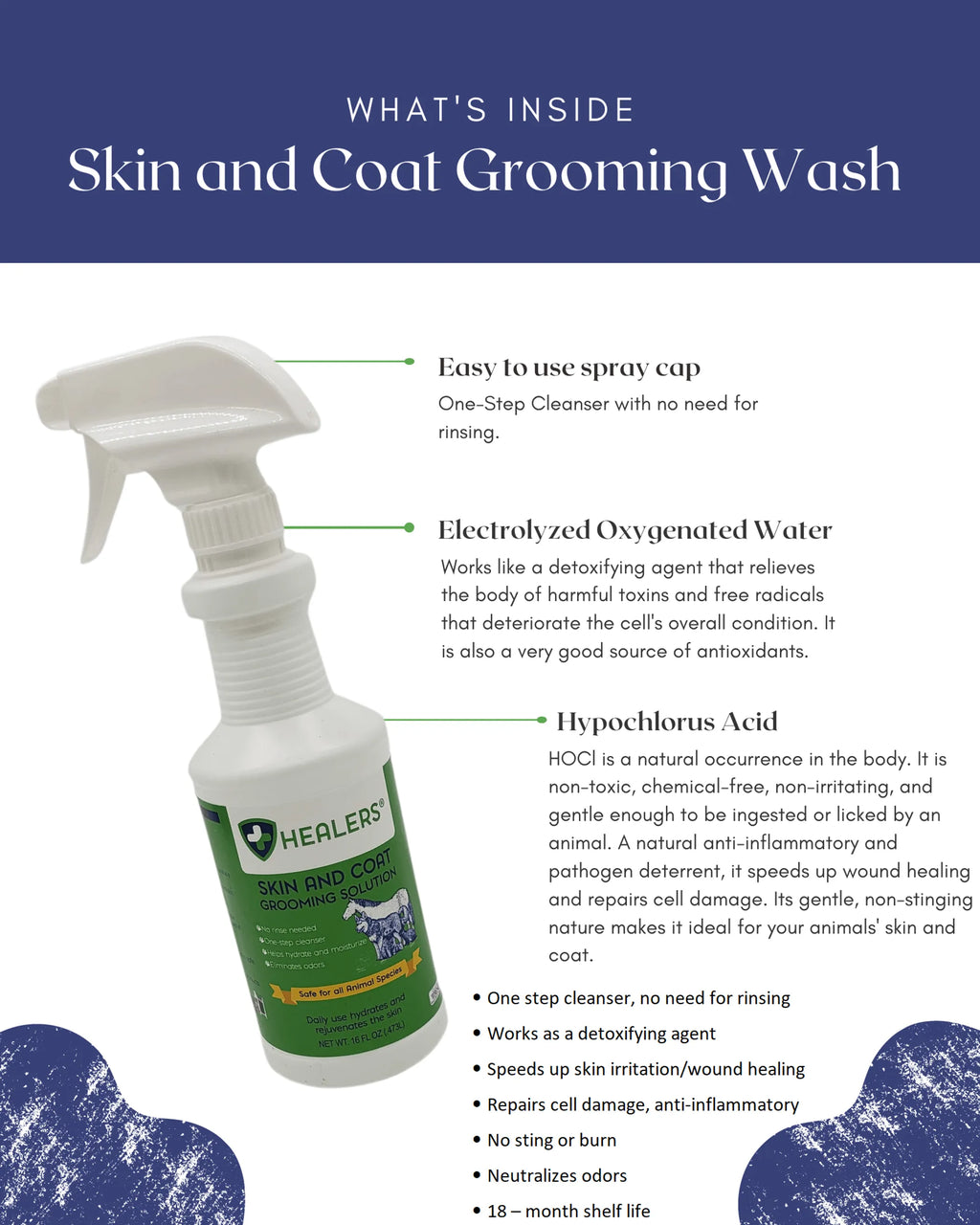 4APAWS™Healers Skin & Coat Grooming Solution