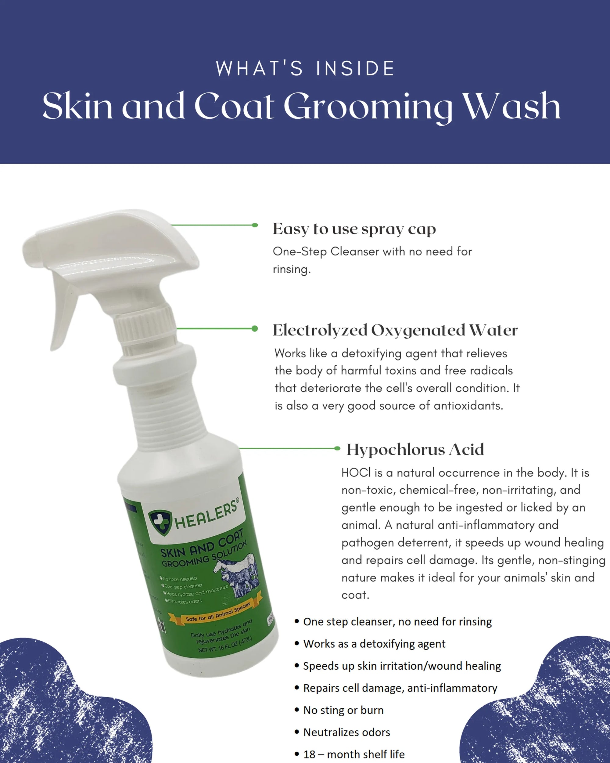 4APAWS™Healers Skin & Coat Grooming Solution