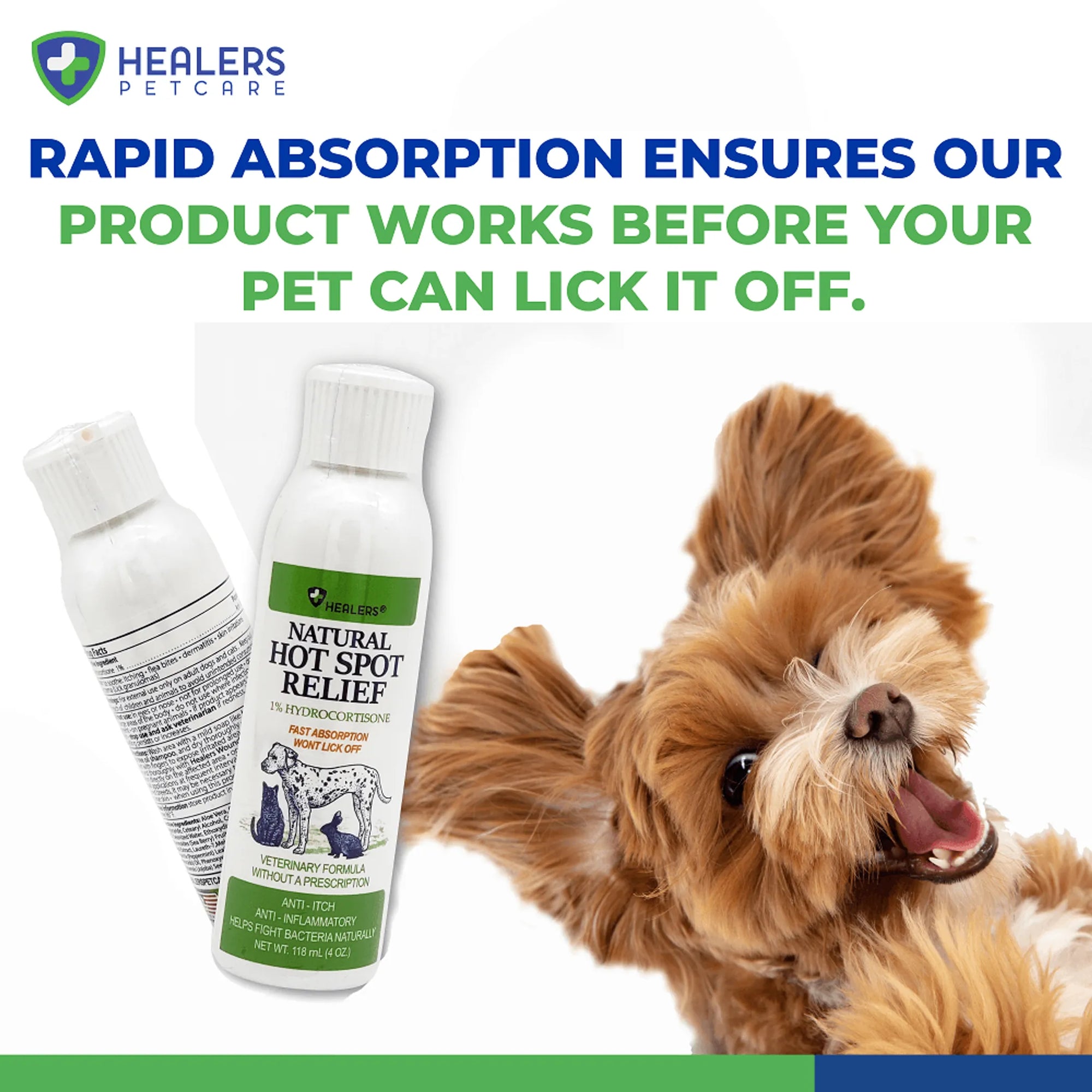 4APAWS™Healers Hot Spot & Itch Relief Aid