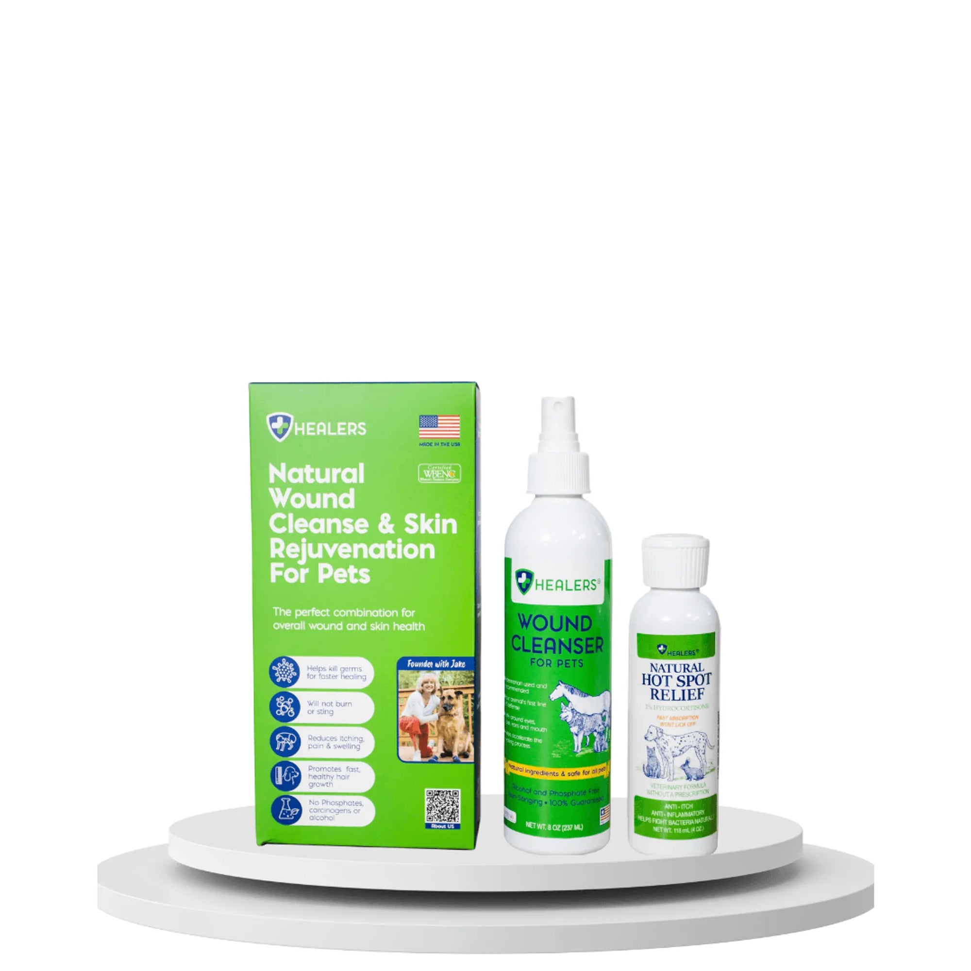 4APAWS™Natural Wound Cleanser and Skin Rejuvenation Combo