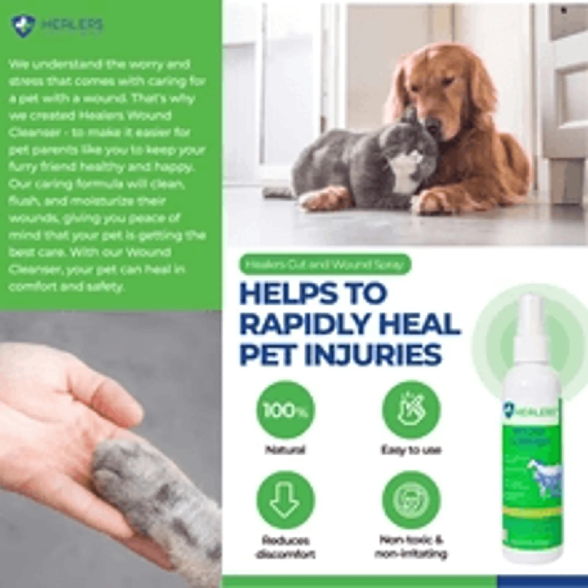 4APAWS™Natural Wound Cleanser and Skin Rejuvenation Combo