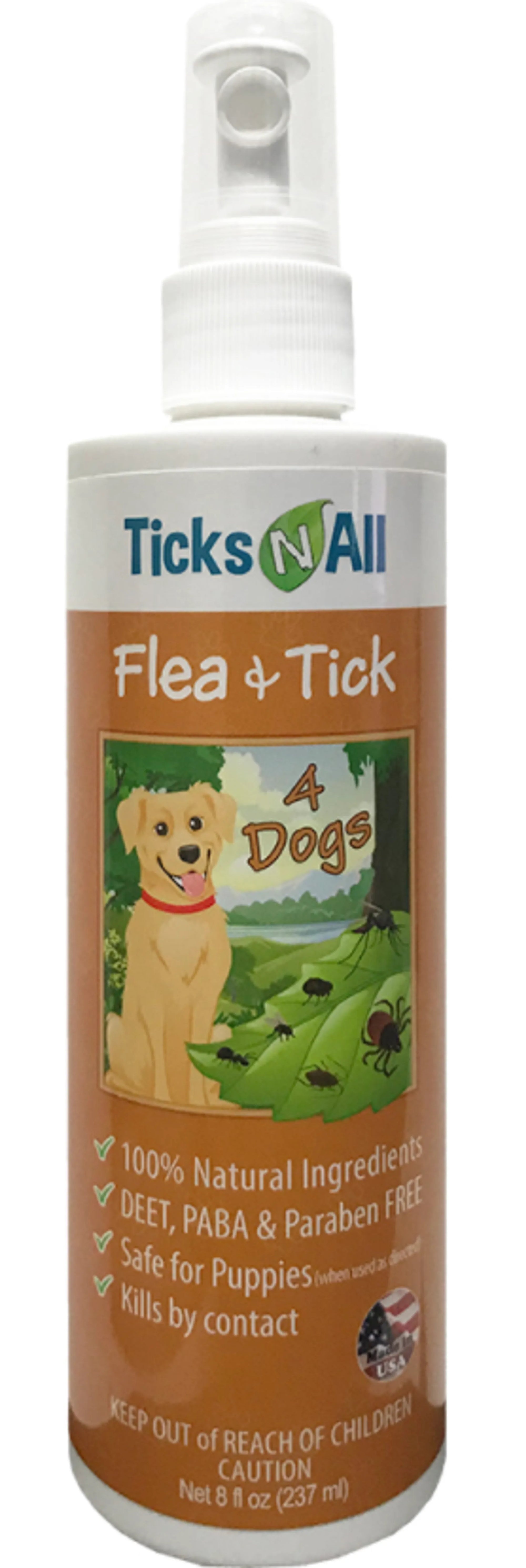 4APAWS™All-Natural Flea & Tick 4 Dogs 8oz
